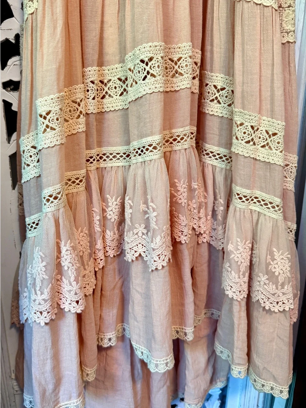SPELL Rare Unicorn Prairie Gown in blush Spell and the Gypsy Dress - Picture 4 of 14